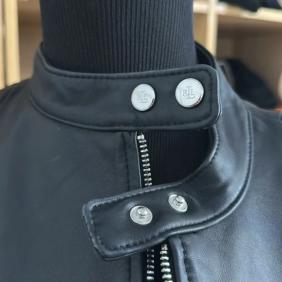 Gorgeous Ralph Lauren leather jacket - Picture 3 of 10